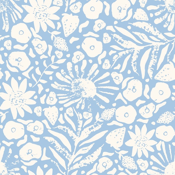 Blue Botanical Delight