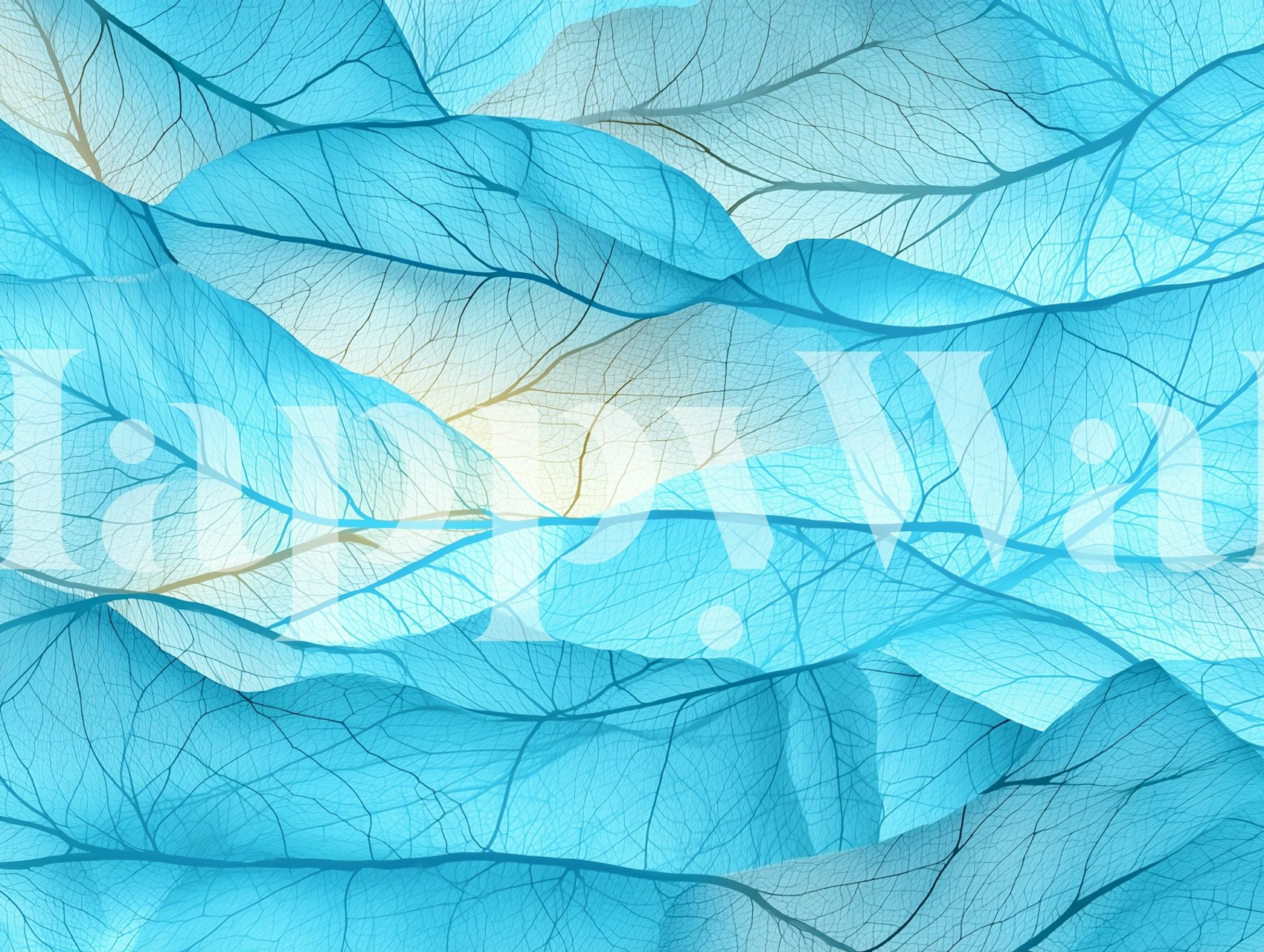 Tranquil Leafscape tapetdesign