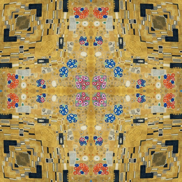 Gustav Klimt Kiss Pattern