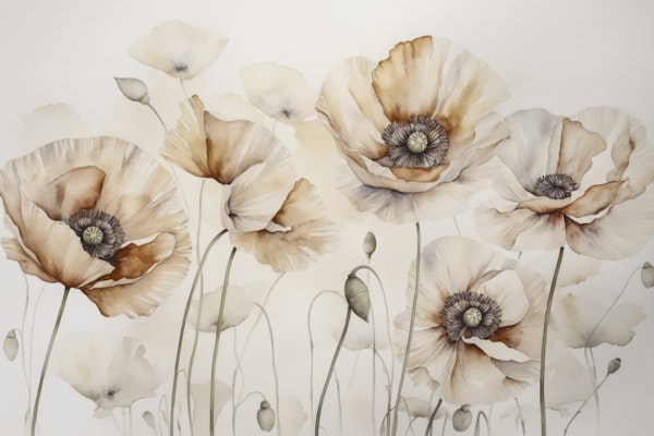 Whispering Poppies Summer Meadow