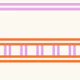 Orange Pink Stripes Design