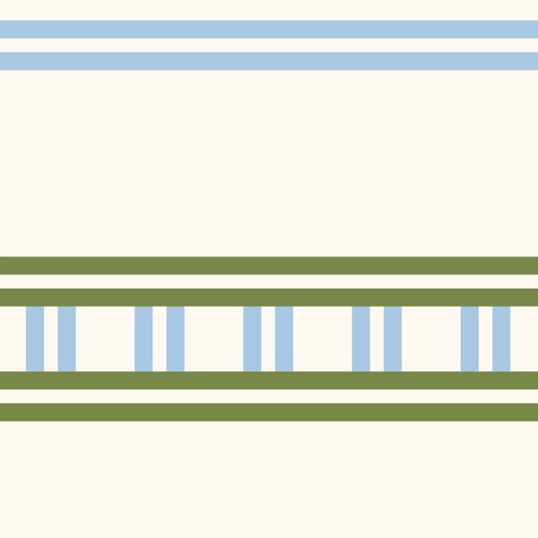Green Blue Stripes Design