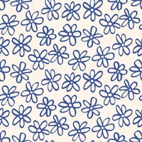 Sweet Floral Dark Blue ταπετσαρία