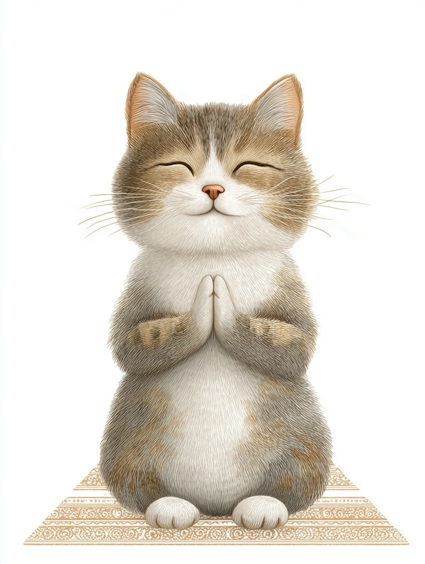 Meditative Cat