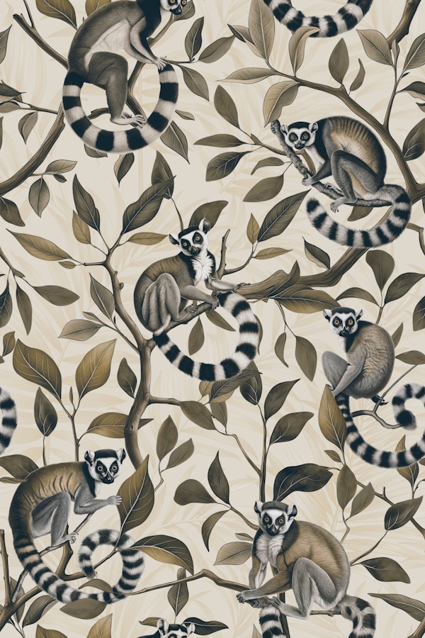 Exotic Lemur Monkeys Paradise