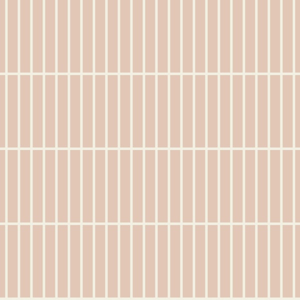 Simple Narrow Tiles - Cream and White