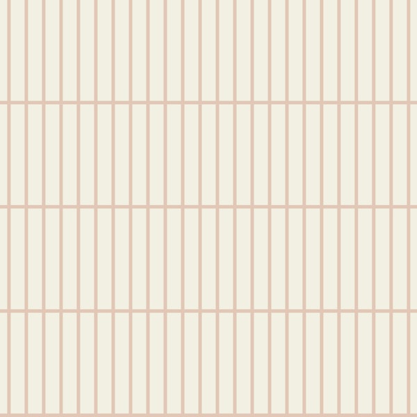 Simple Narrow Tiles - White and Cream