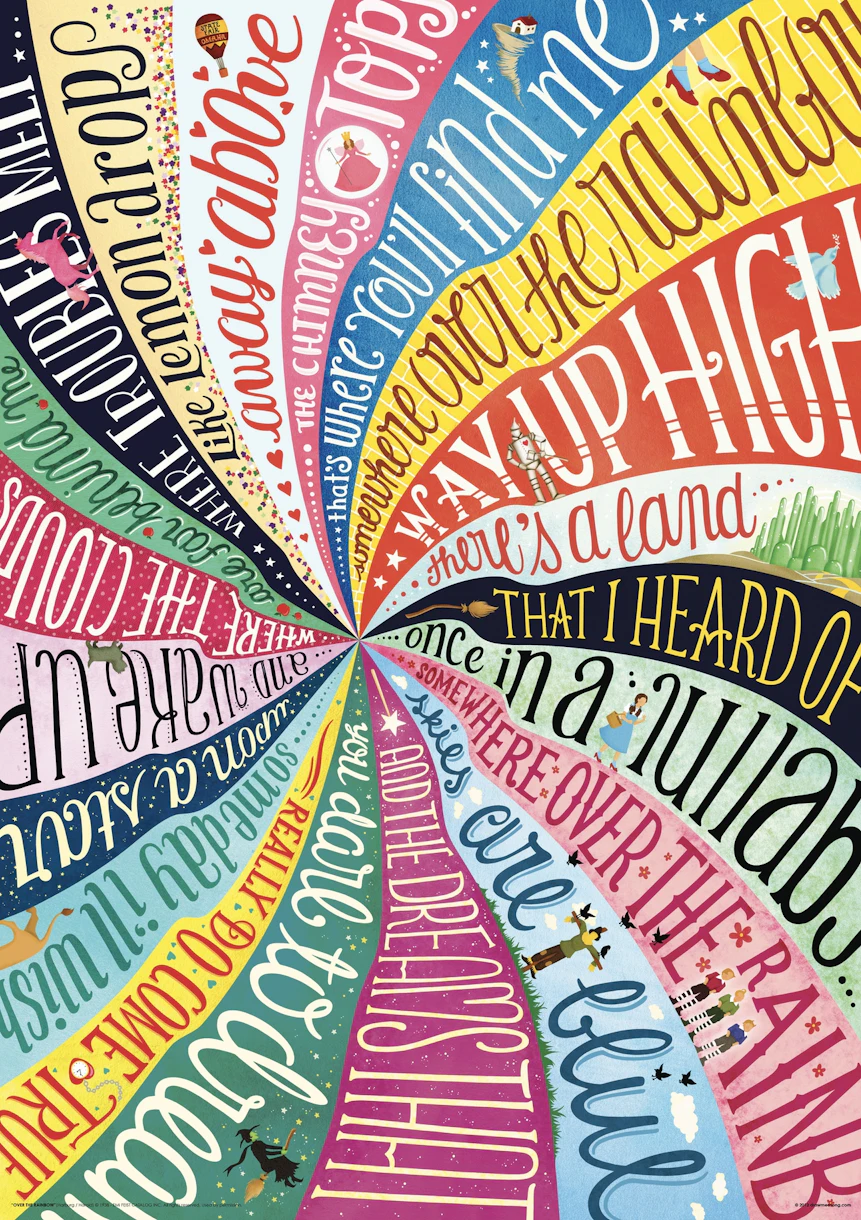 Over the Rainbow Wallpaper | Happywall