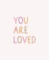 You Are Loved Muliticolor 1 tapete