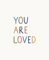 You Are Loved Multicolor 2 tapete