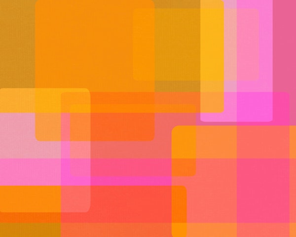 Bold Blocks in Pink and Yellow