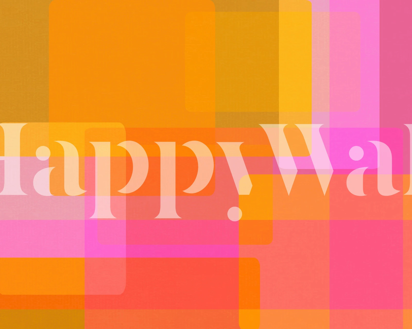 Bold Blocks in Pink and Yellow behang