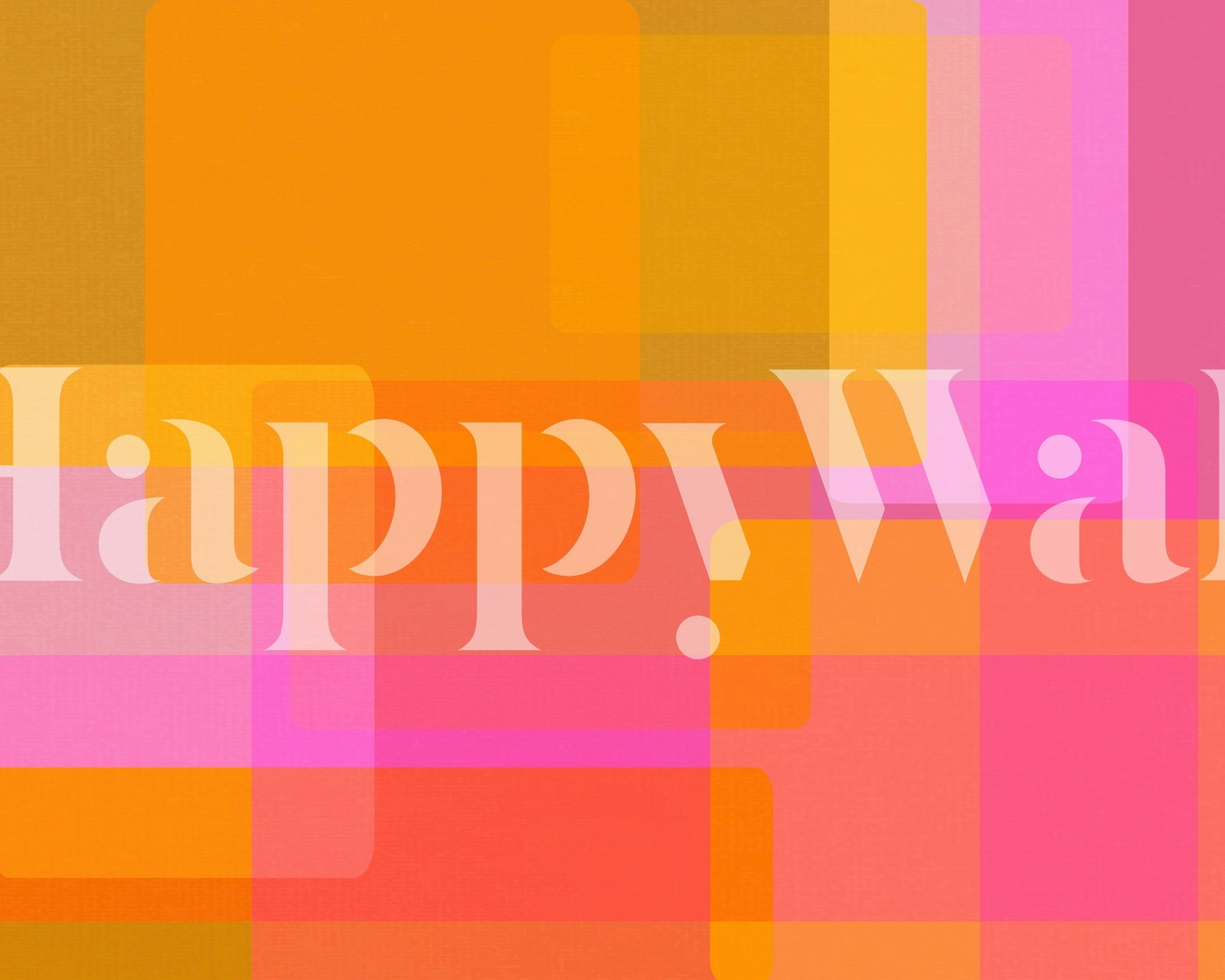 Bold blocks in pink and yellow wallpaper