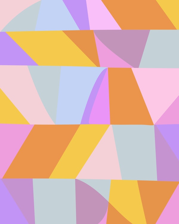 Pastel Abstract Geometry