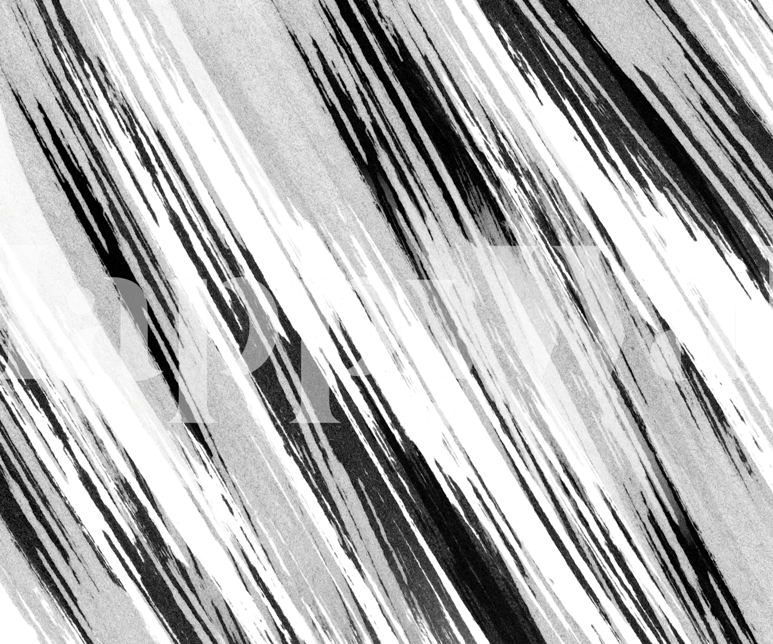 Modern black and white stripes wallpaper in a room