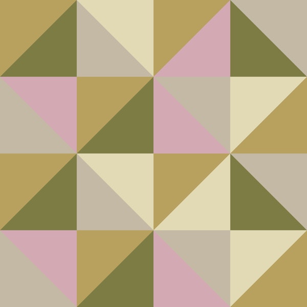 Soft Earthy Pastel Geometric Pattern