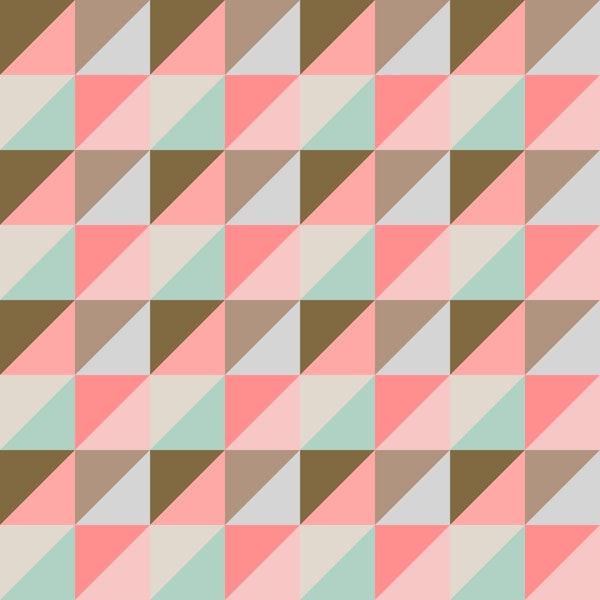 Soft Pastel Retro Geometry