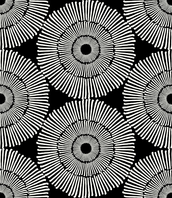 Black and White Spirals