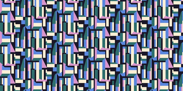 Color Block Geometric - Pastel and Black