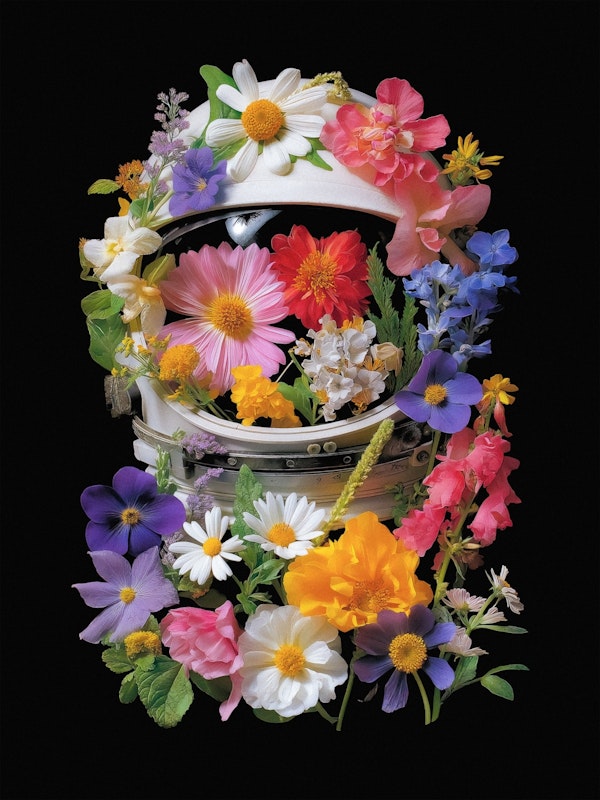 Astronaut in Bloom