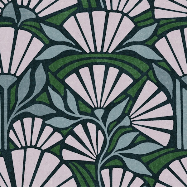 Vivienne - green and pink