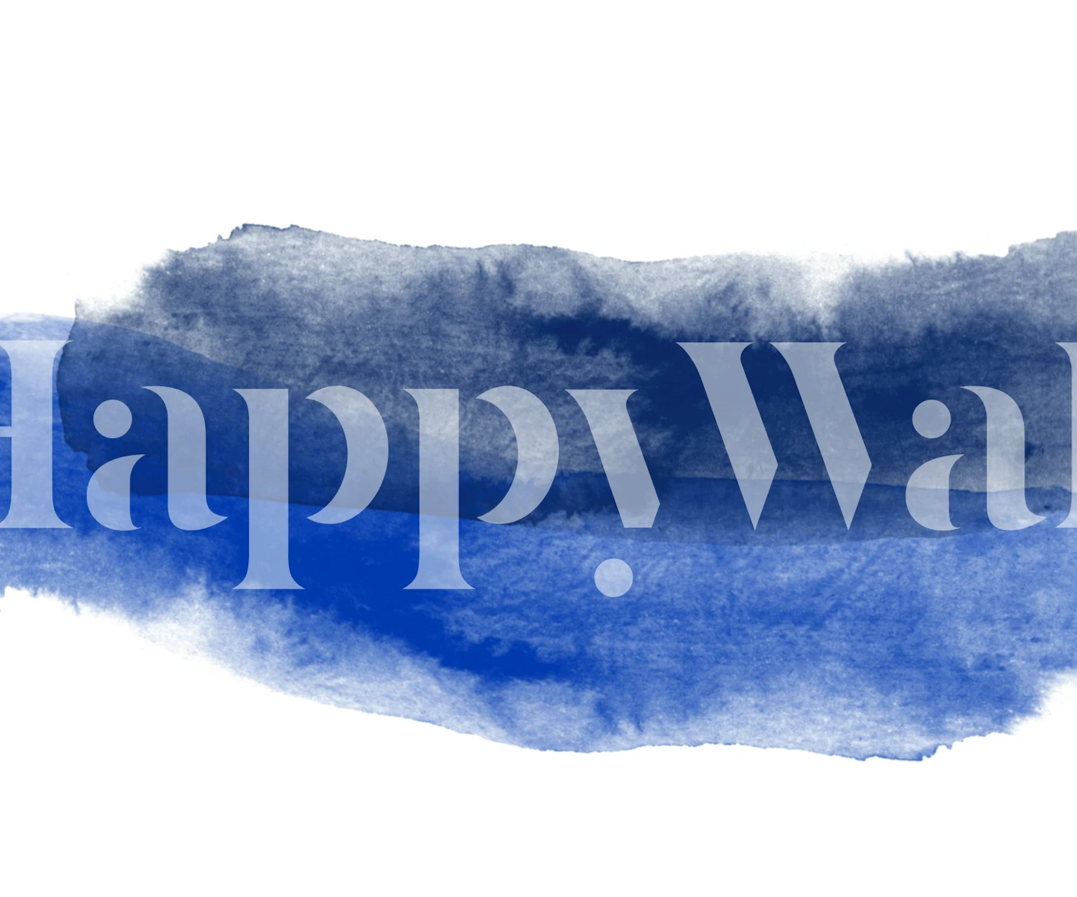 Blue and gray abstract brush strokes wallpaper