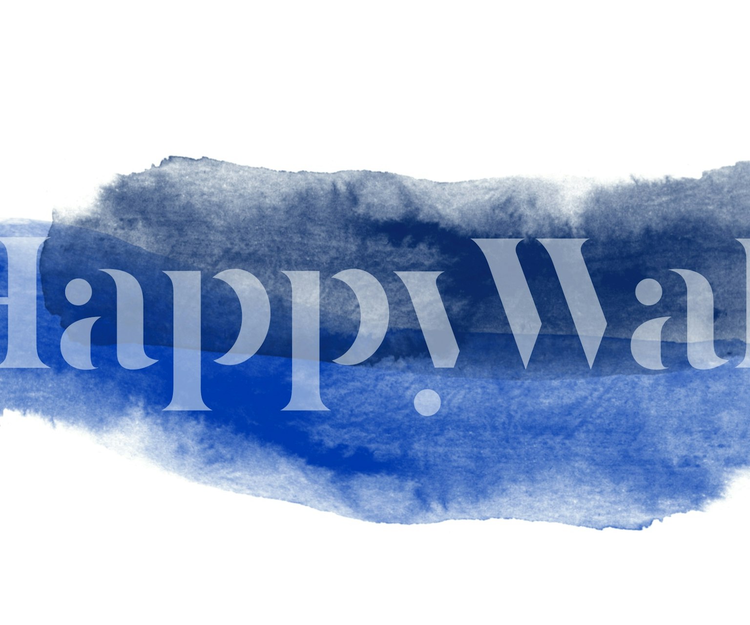 Blue and gray abstract brush strokes wallpaper