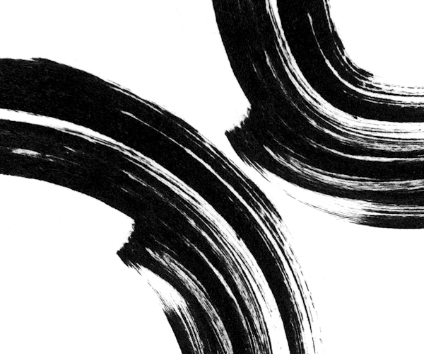 Abstract Black Swirls