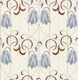 Art deco Checkered lily warm earthy tones