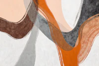 Earthy Wave Design tapet