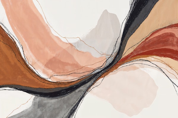 Earthy Abstract Flow