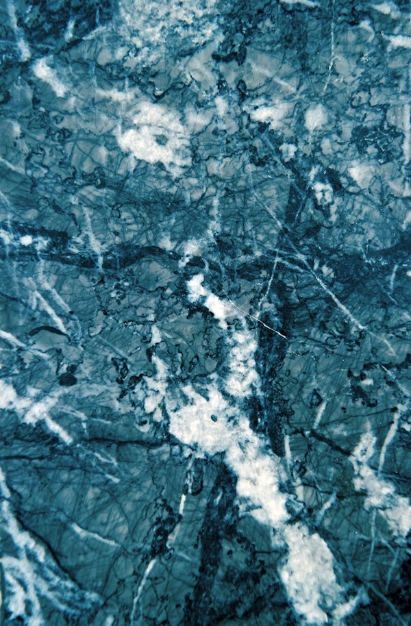 Teal Blue Marble Glam 1