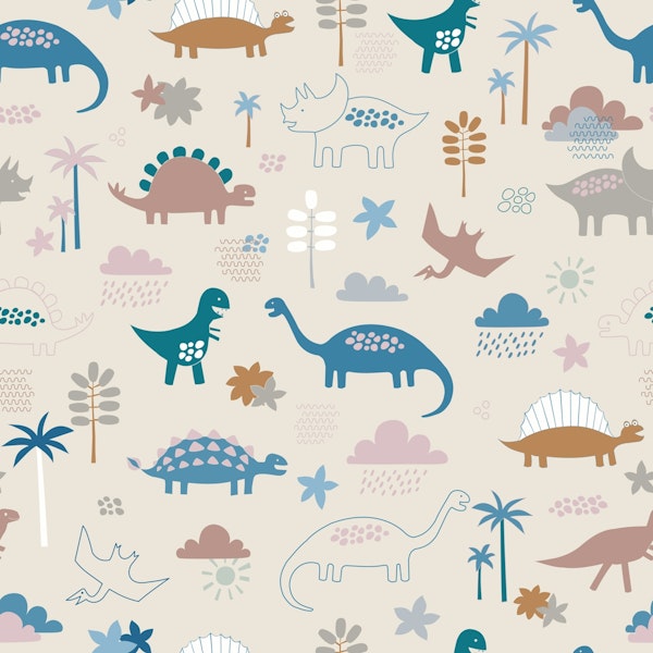 Dinosaur land - mocha mushroom