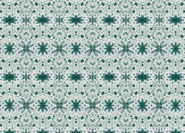 Floral Harmony in Jade