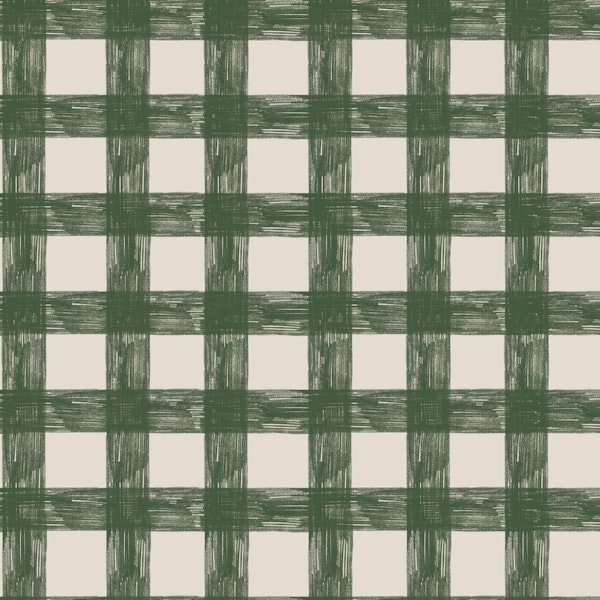 Forest Green Checks Grid