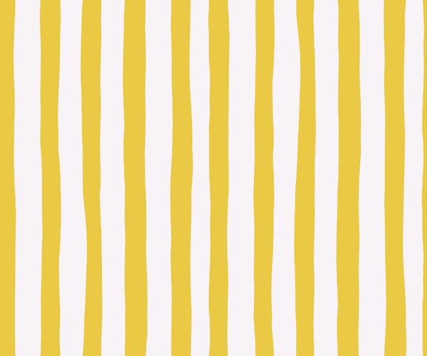 Yellow and White Dopamine Painterly Stripes