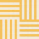 Optical Illusion Yellow Sunny Stripes Maze