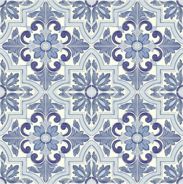 Italian Tiles Blue