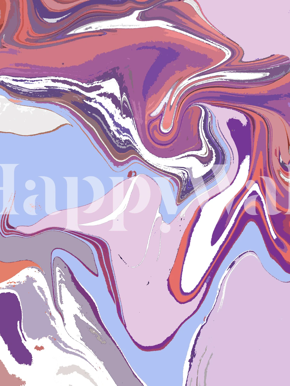 Marble Magic Mb002 Wallpaper Displayed In A Room