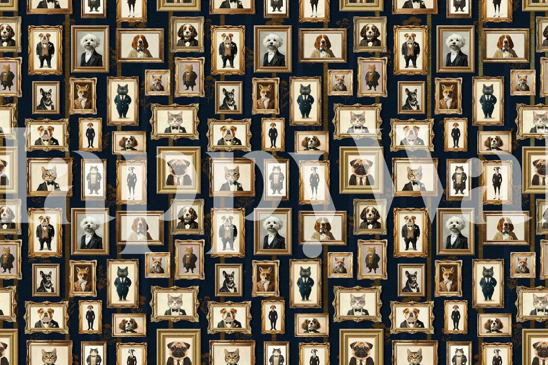 Royal Intelligence Agency Gallery Wall wallpaper design