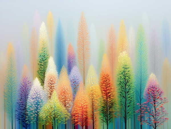 Rainbow Fantasy Forest
