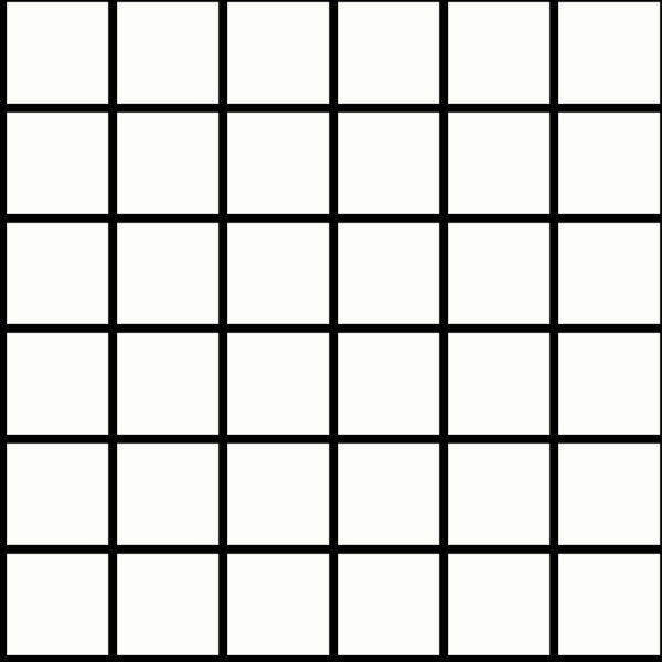 80s Memphis Black and Off-White Grid