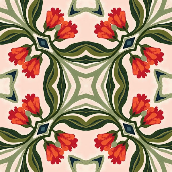 Vibrant Floral Tapestry