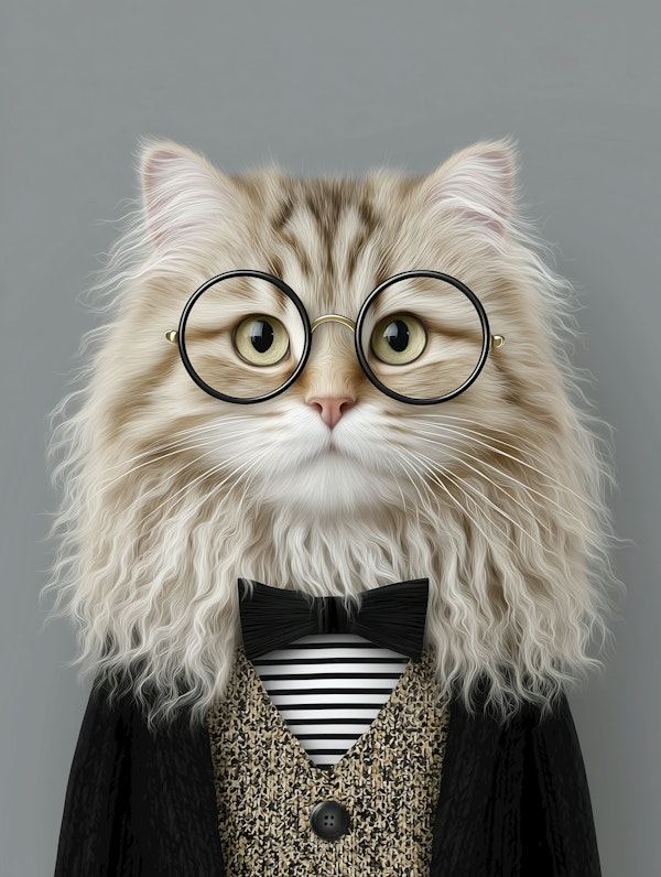 Trendy Cat Fashion Look