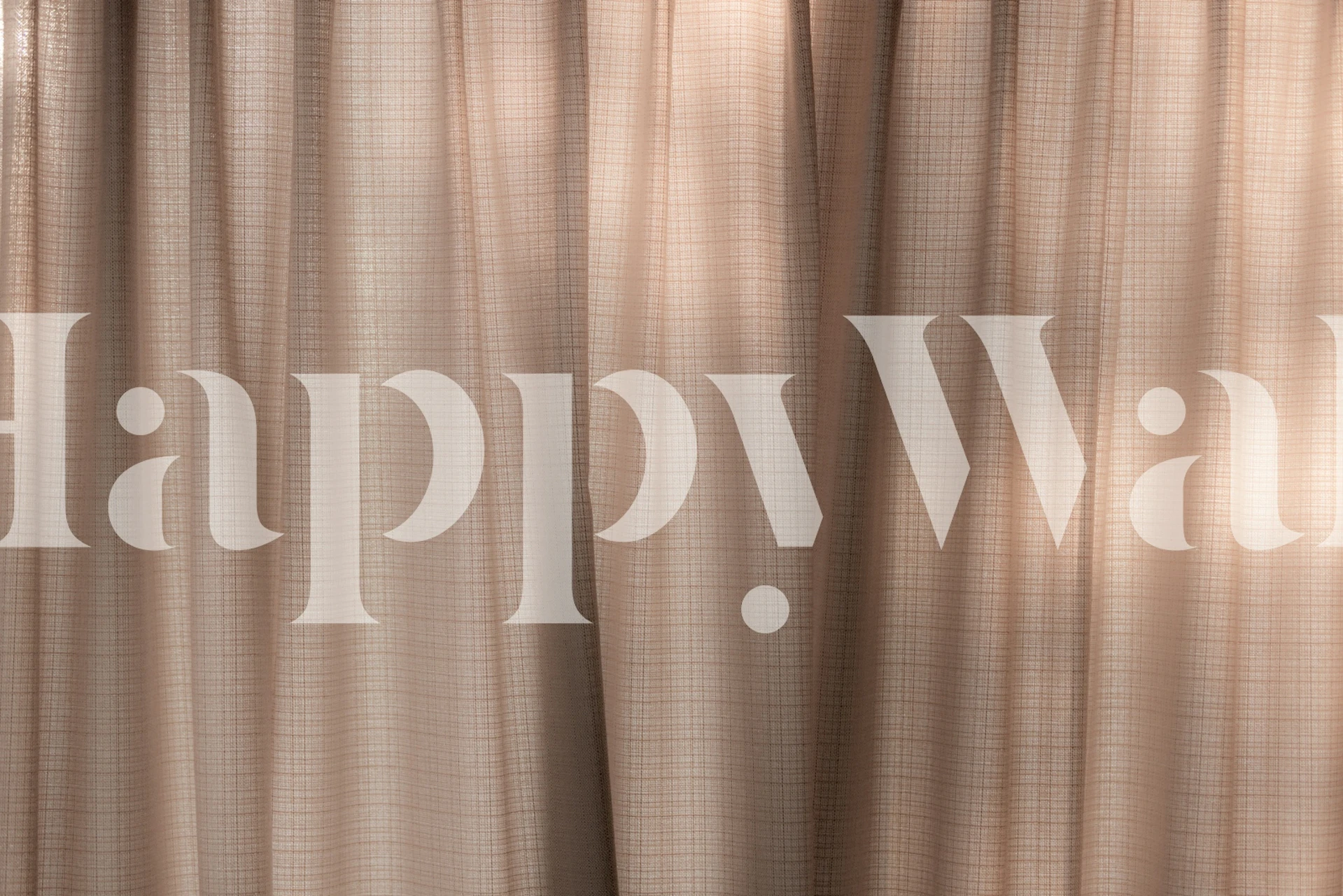 Sunkissed Curtain wallpaper in a room