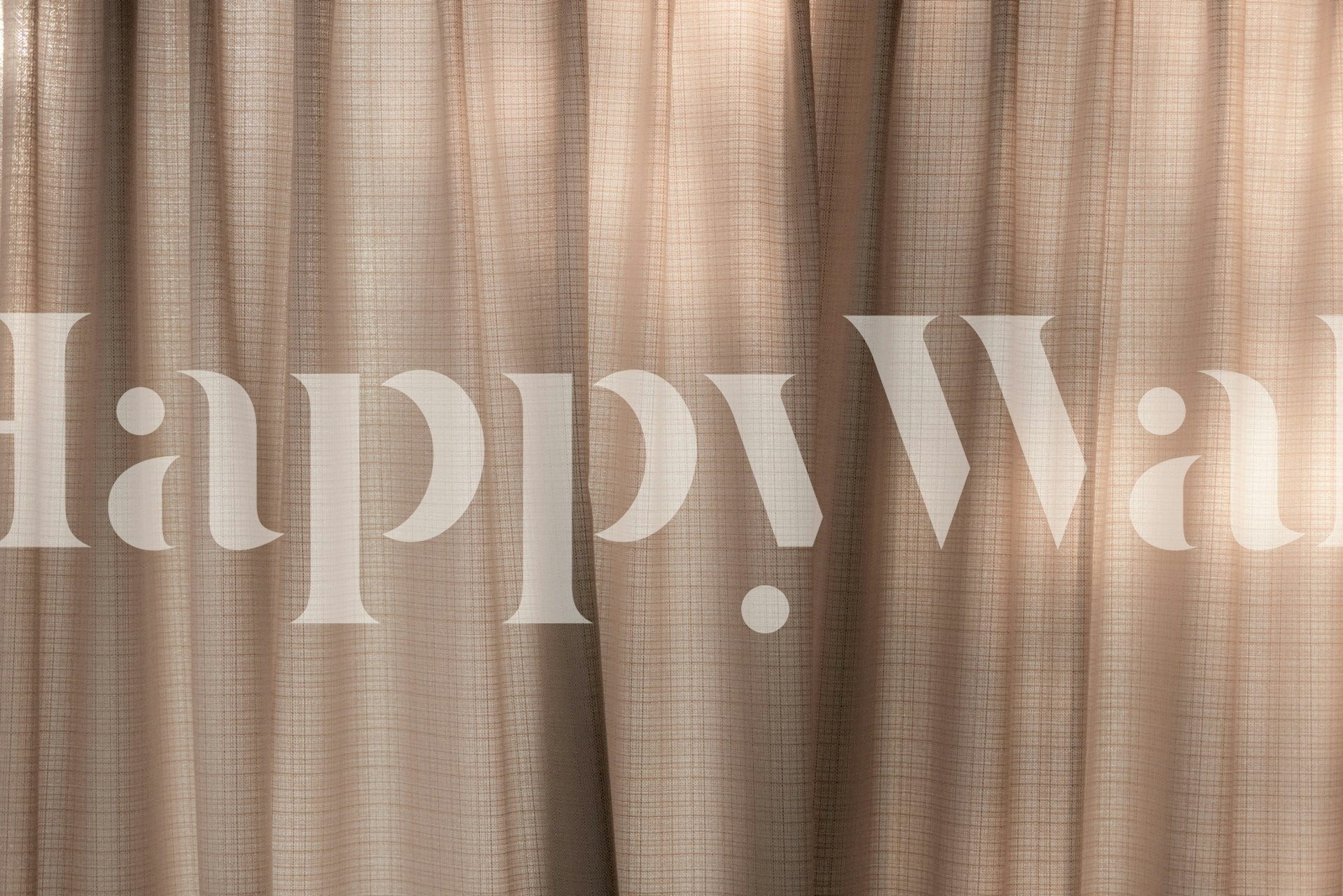 Sunkissed Curtain wallpaper in a room