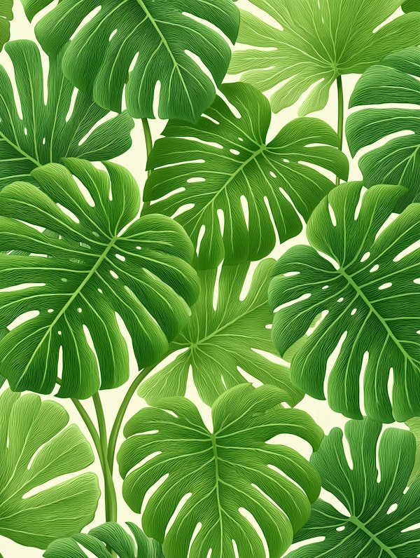 Monstera Leaf Elegance