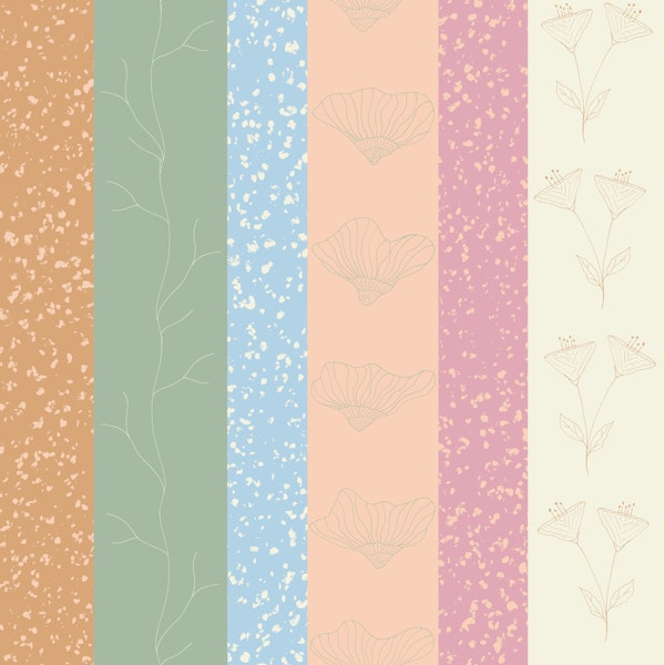 Whimsy Wildflower Panel