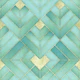 Art Deco Abstract in Turquoise