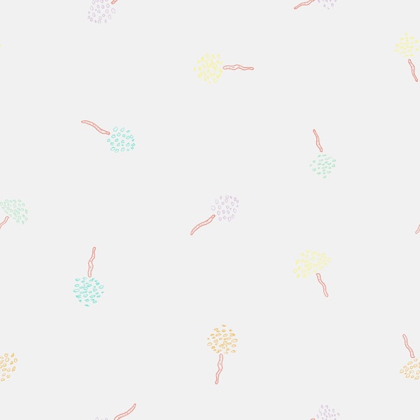 Lush Garden Bloom Light Grey